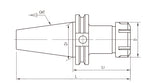 CAT50-ER16- 3-3/4"