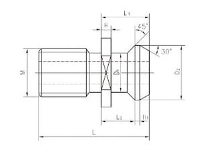 CAT40 Retention knob
